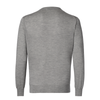 Cruciani Crew-Neck Cashmere and Silk-Blend Sweater in Light Grey - SARTALE