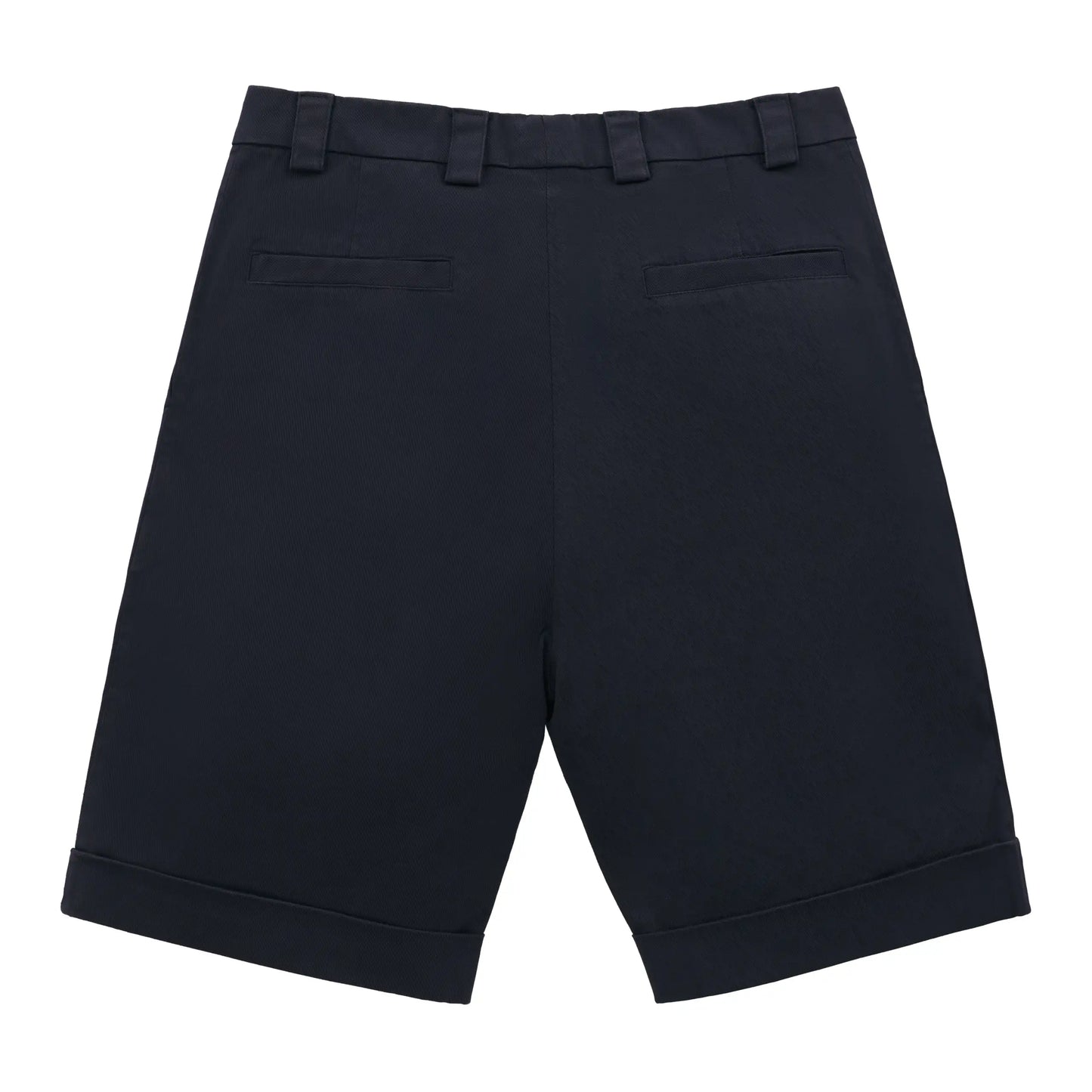 Stretch-Cotton Short Pants in Dark Blue