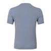 Stretch-Cotton T-Shirt in Greyish Blue
