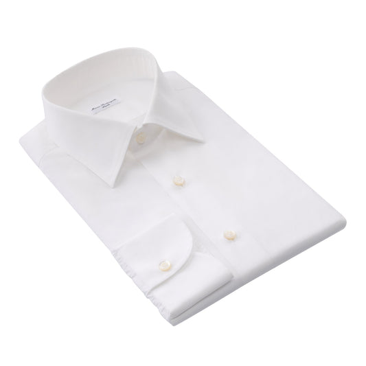 Maria Santangelo Classic Cotton Dress Shirt in White - SARTALE