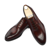 Bontoni "Caruso" Five-Eyelet Wholecut Balmoral with Perforated Details and Medallion - SARTALE