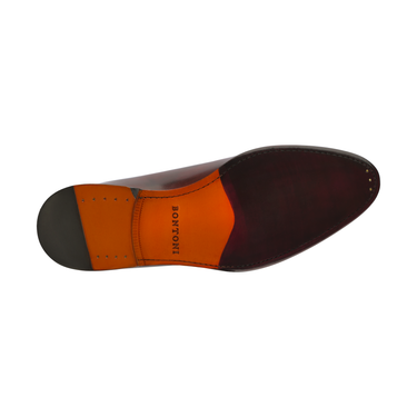 Bontoni "Caruso" Five-Eyelet Wholecut Balmoral with Perforated Details and Medallion - SARTALE