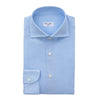 Cesare Attolini Tailored-Fit Cotton and Linen-Blend Shirt in Light Blue - SARTALE