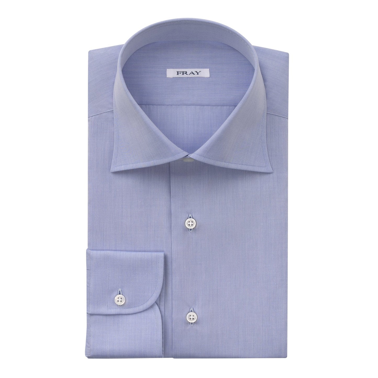Fray Classic Cotton Shirt in Light Blue - SARTALE