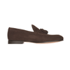 Bontoni "Conte Max" Suede Loafer with a Hand-Stitched Apron - SARTALE