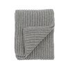 Loro Piana Ribbed Knitted Cashmere Scarf in Light Grey - SARTALE