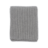 Loro Piana Ribbed Knitted Cashmere Scarf in Light Grey - SARTALE