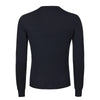 V-Neck Cashmere Sweater in Navy Blue
