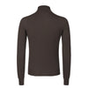 Turtleneck Cashmere Sweater in Brown