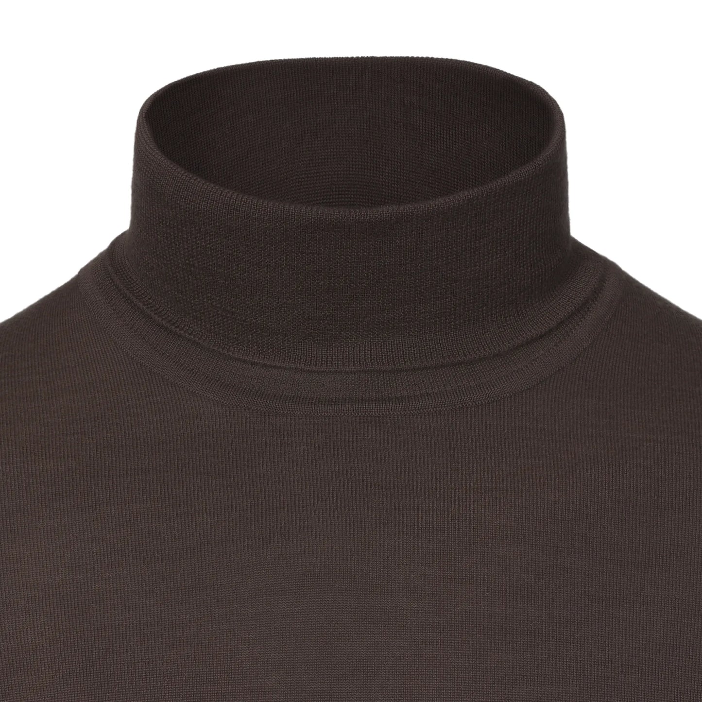Turtleneck Cashmere Sweater in Brown