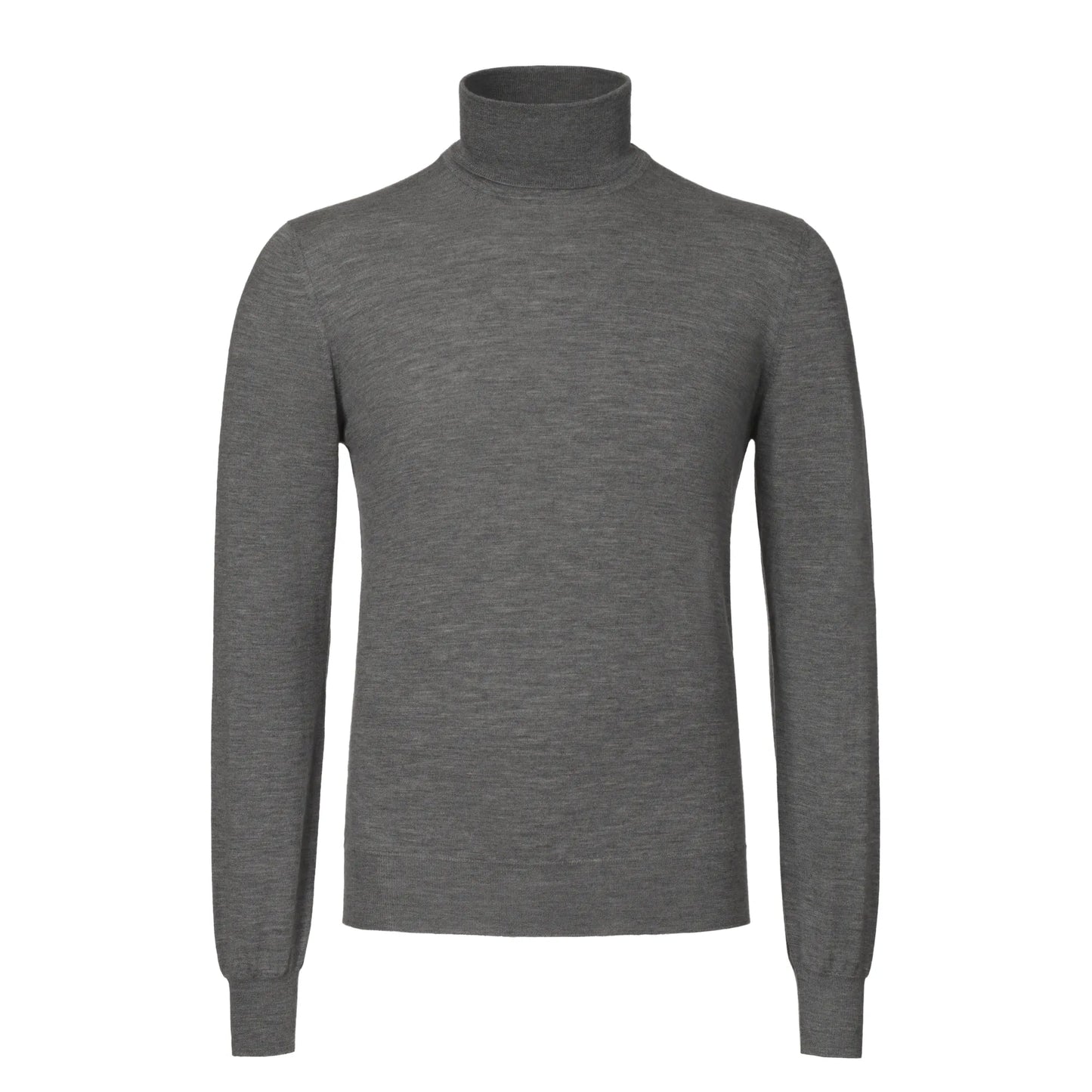 Turtleneck Cashmere Sweater in Grey