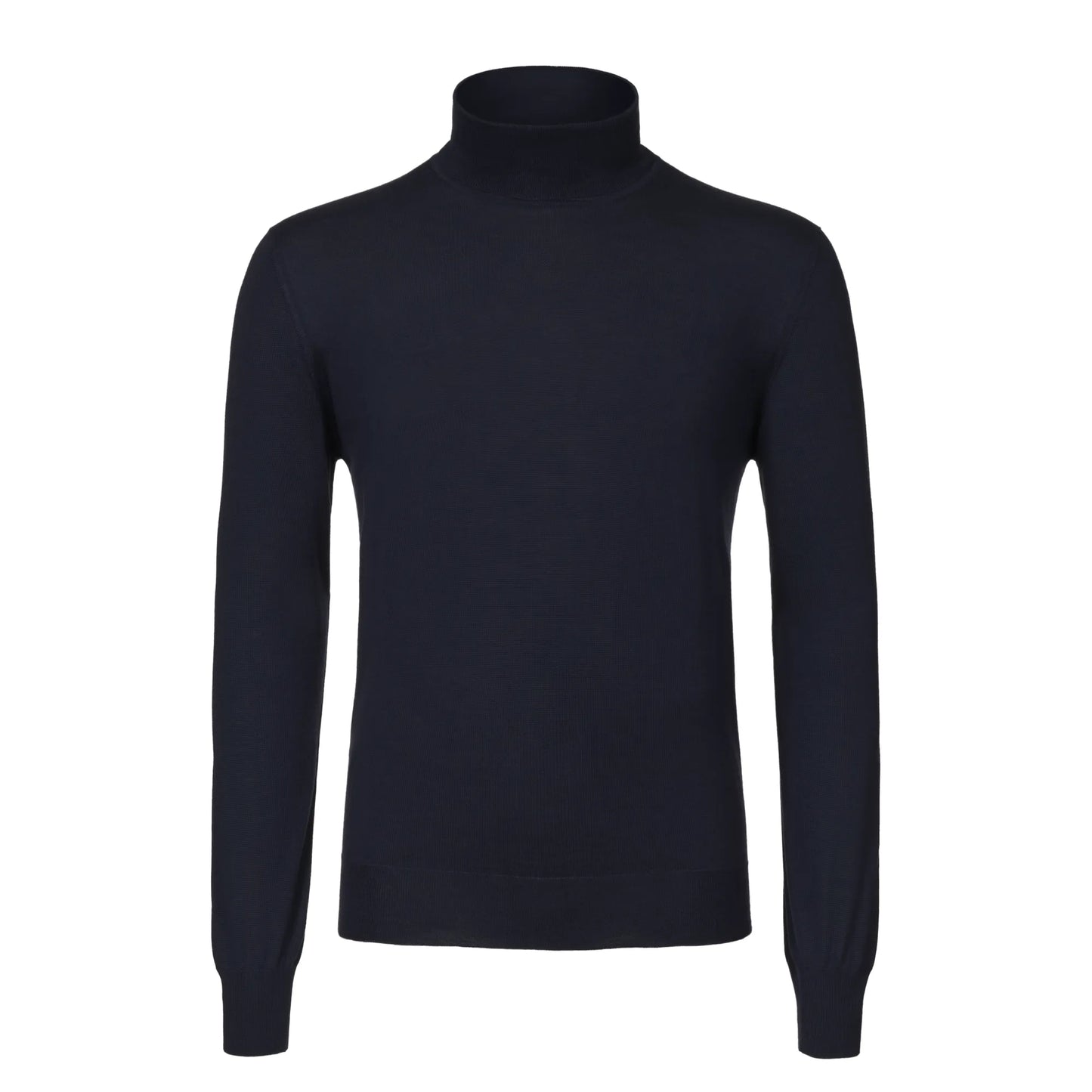 Turtleneck Cashmere Sweater in Navy Blue