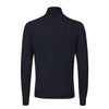 Turtleneck Cashmere Sweater in Navy Blue