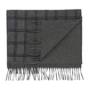 Loro Piana Fringed Checked Cashmere Scarf in Grey - SARTALE