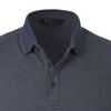 Slim-Fit Polo Shirt in Blue Grey Mottled