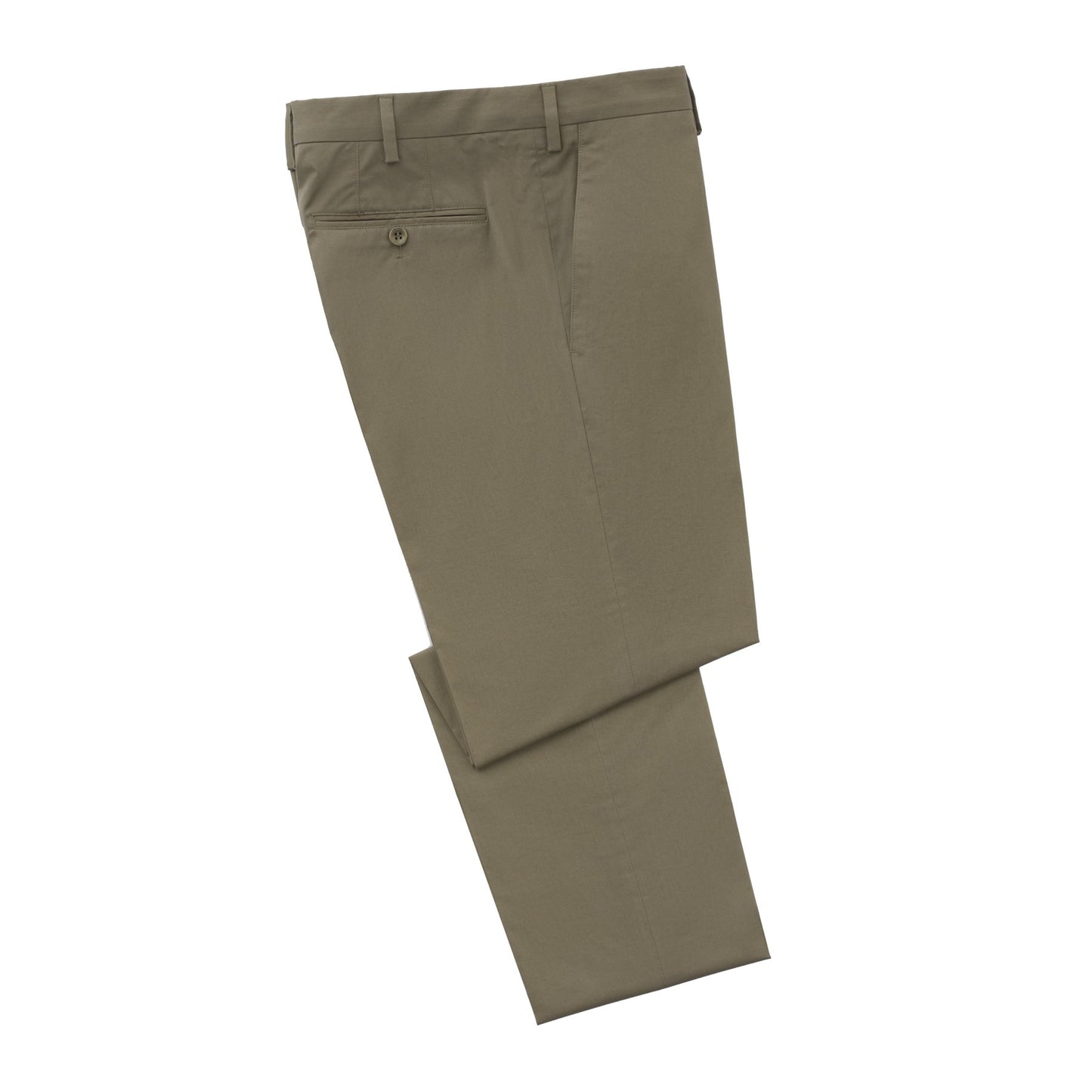 Loro Piana Slim-Fit Poplin Stretch-Cotton Trousers in Olive Green - SARTALE
