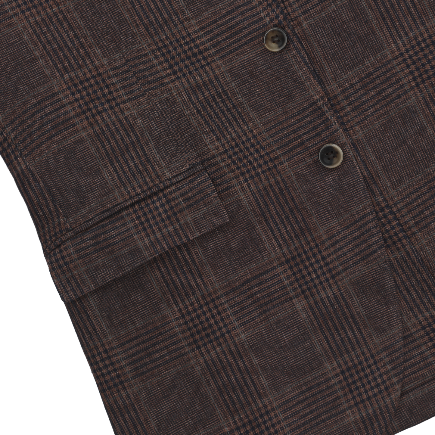 Rain System Handmade Unstructured Linen Blazer in Brown