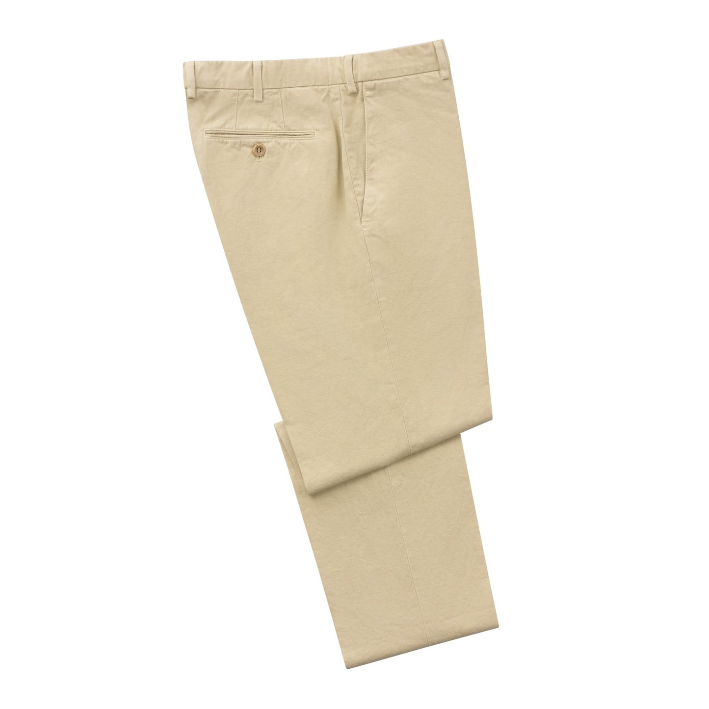 Loro Piana Slim-Fit Cotton and Linen-Blend Trousers in Sand Beige - SARTALE