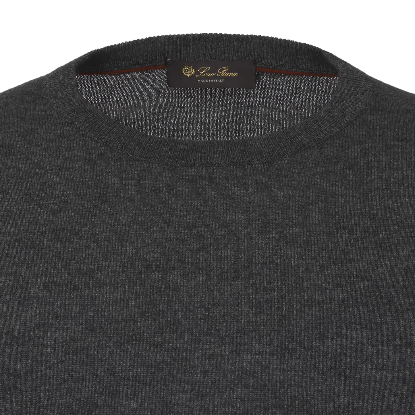 Silk and Cashmere-Blend Sweater in Dark Grey