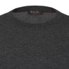 Silk and Cashmere-Blend Sweater in Dark Grey