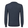 Silk and Cashmere-Blend Sweater in Blue Melange