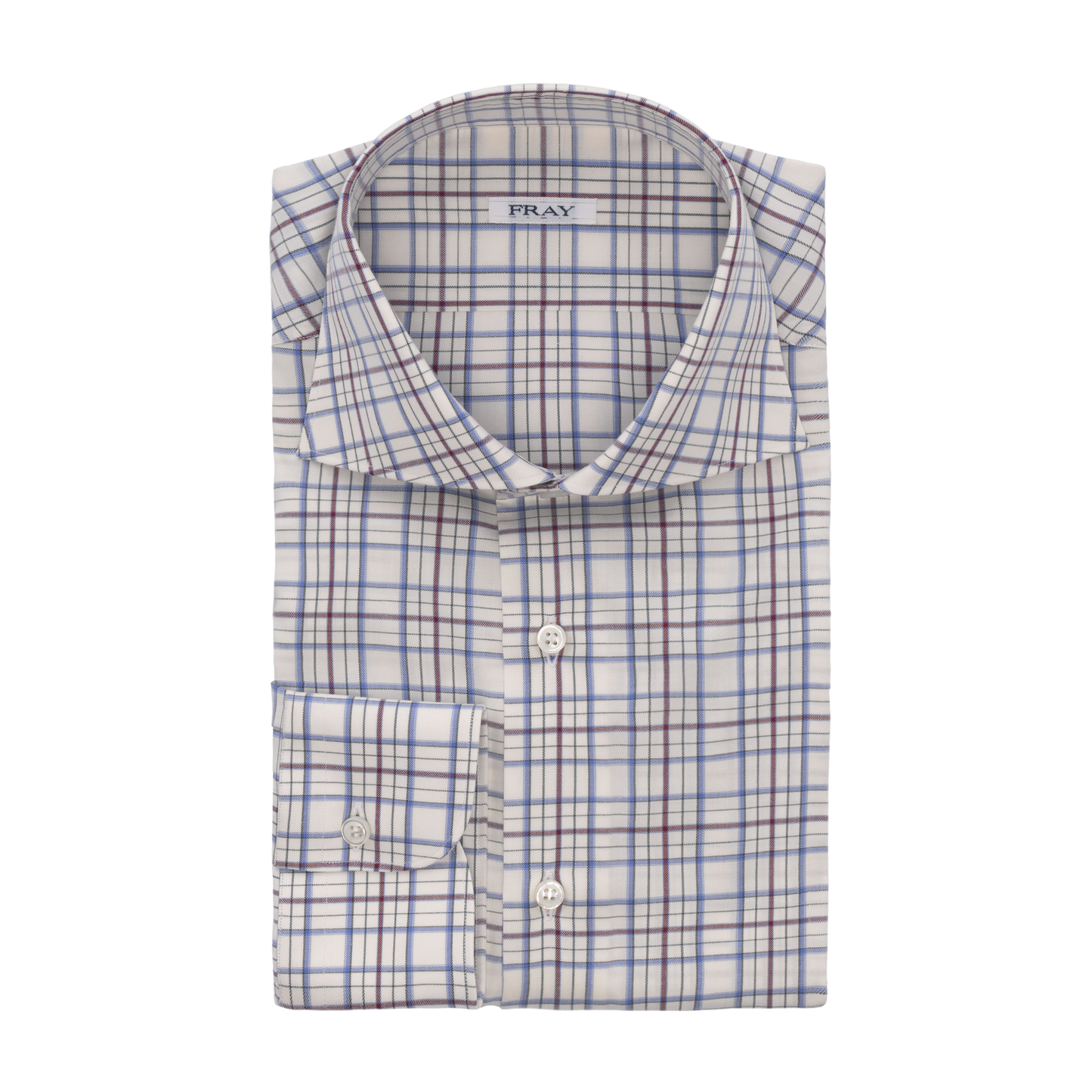 Fray Checked Multicolor Cotton and Cashmere-Blend Shirt - SARTALE