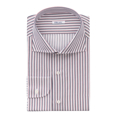 Fray Multicolor Striped Cotton Shirt - SARTALE