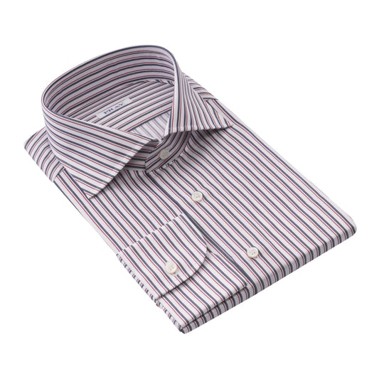 Fray Multicolor Striped Cotton Shirt - SARTALE