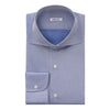 Fray Cotton and Linen-Blend Shirt in Blue - SARTALE