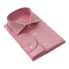 Fray Cotton and Hemp-Blend Pink Shirt with Round French Cuff - SARTALE