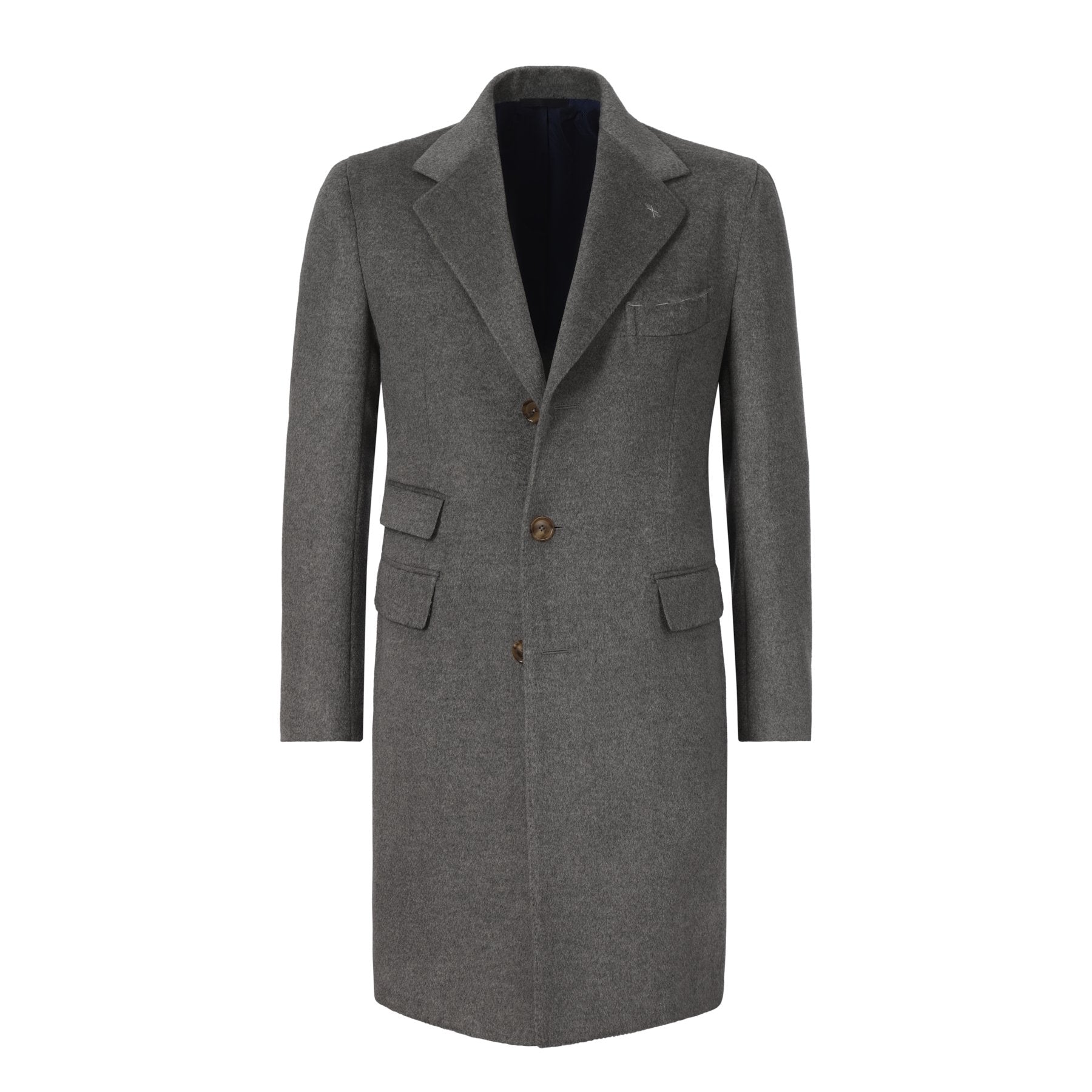 De Petrillo Single-Breasted Wool and Cashmere-Blend Cappotti Coat in ...