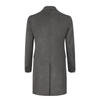 De Petrillo Single-Breasted Wool and Cashmere-Blend Cappotti Coat in Grey. Exclusively Made for Sartale - SARTALE