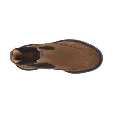 Tricker's "Henry" Suede Slip-On Chelsea Boots - SARTALE
