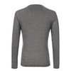 Marco Pescarolo Crew-Neck Cashmere Long Sleeve T-Shirt in Light Grey - SARTALE