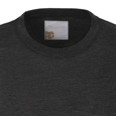 Marco Pescarolo Crew-Neck Cashmere Long Sleeve T-Shirt in Dark Grey - SARTALE