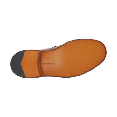 Tricker's "James" Leather Penny Loafer in Brown - SARTALE