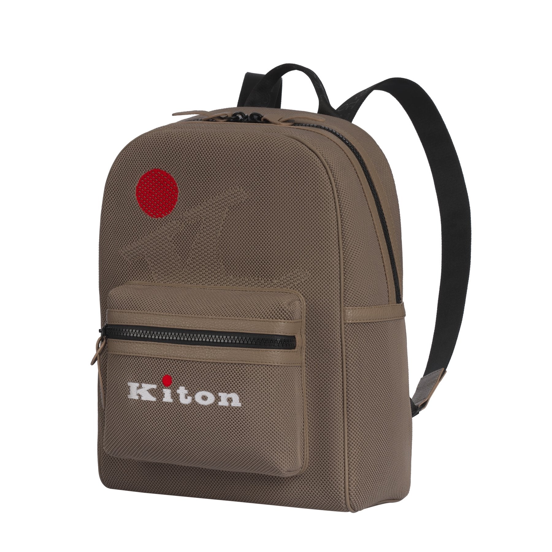 Logo-Embroidered Backpack in Khaki