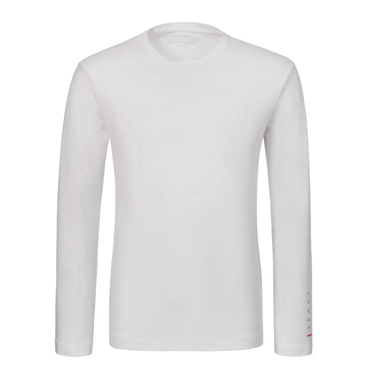 VMG 2.0 Langarm-T-Shirt in warmem Weiß