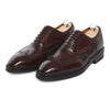 Bontoni «Libertino» Six-Eyelet Oxford Shoes with Perforated Details and Medallion in Marrone Brown - SARTALE