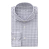 Emanuele Maffeis Checked Cotton Grey Shirt - SARTALE
