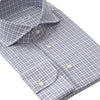 Emanuele Maffeis Checked Cotton Grey Shirt - SARTALE