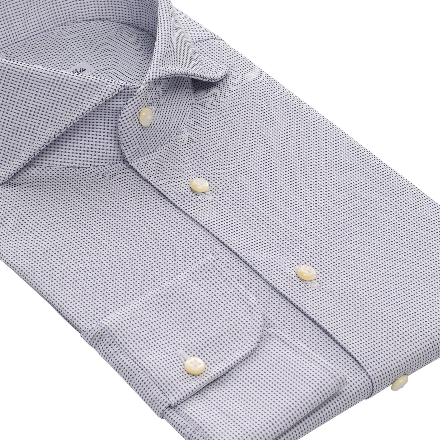 Emanuele Maffeis Cotton Shirt with Dots Print - SARTALE