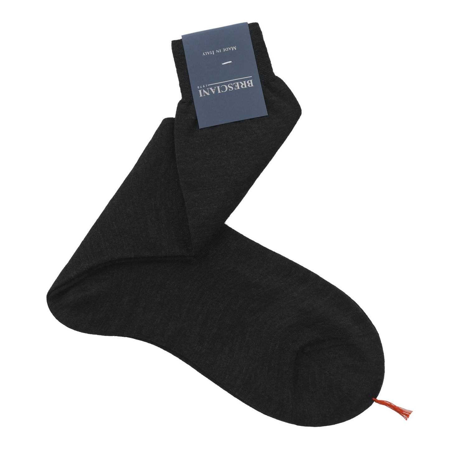 Bresciani Wool-Blend Socks in Dark Grey - SARTALE