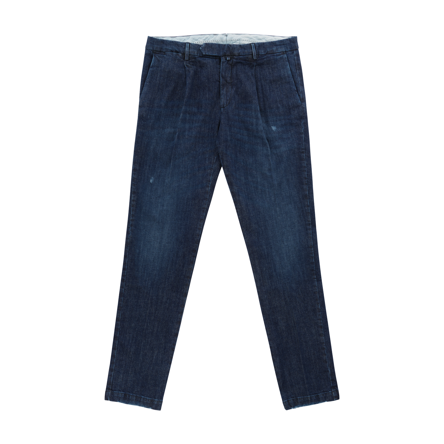 Luigi Borrelli Slim-Fit Stretch-Cotton American Pockets Jeans in Denim Blue - SARTALE