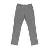 Slim-Fit Stretch-Wool 5 Pocket Trousers in Grey Melange