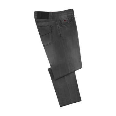 Marco Pescarolo Slim-Fit Stretch-Denim 5 Pockets Grey Jeans - SARTALE