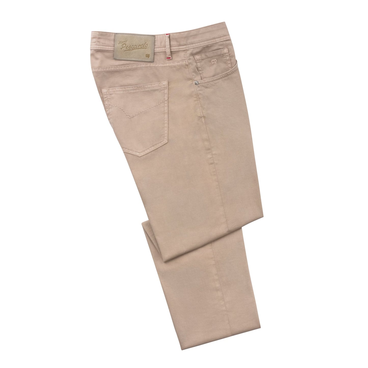 Marco Pescarolo Slim-Fit Cotton and Silk-Blend Trousers in Latte Beige - SARTALE