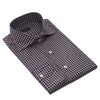 Finamore Checked Cotton Shirt in Brown - SARTALE