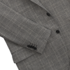 De Petrillo Single-Breasted Prince of Wales Virgin Wool Suit in Grey. Exclusively Made for Sartale - SARTALE