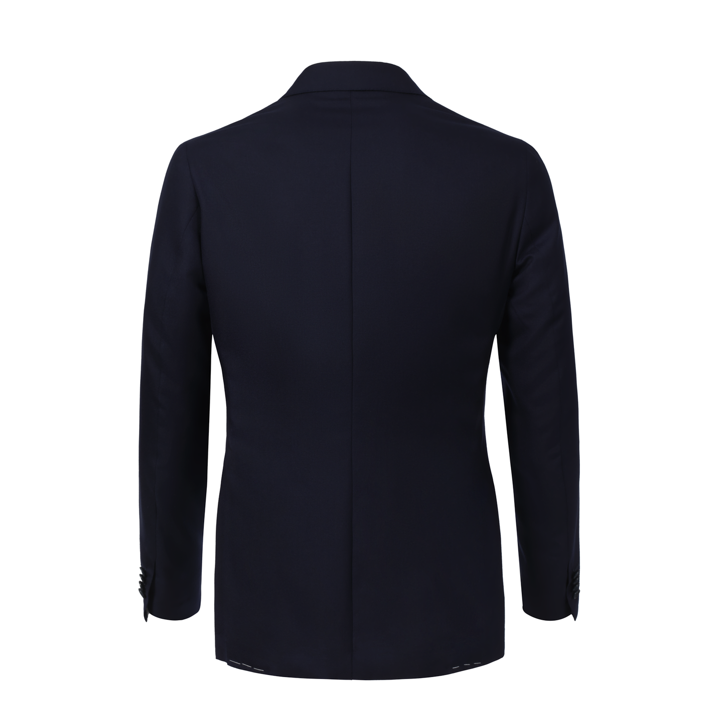 De Petrillo Single-Breasted Wool and Cashmere-Blend Suit in Dark Blue. Exclusively Made for Sartale - SARTALE